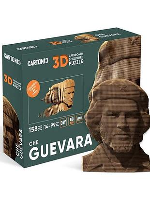 Картонный 3d пазл-конструктор "cartonic 3d puzzle che" эрнесто “че” гевара