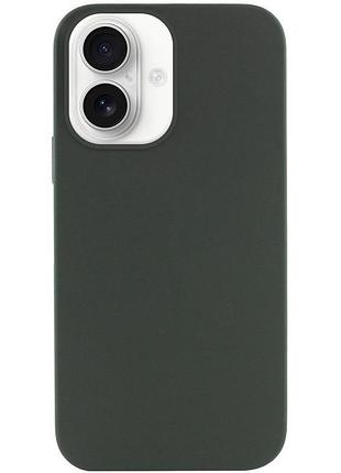Чехол для iphone 16 silicone case full protective (cyprus green)