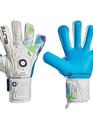 Перчатки вратарские elite sport "elite aqua-h" elite-aqua-h, цвет белая, размер (эвропа) - 6 elite-aqua-h 8