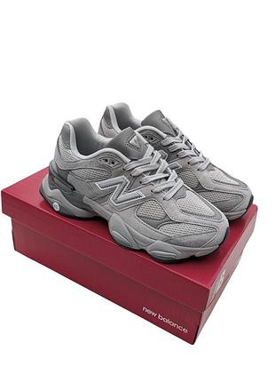 Кроссовки new balance 9060 серые (женские/человечи)