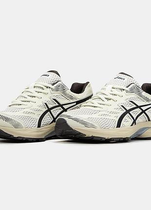 Кроссовки asics gel-flux 4 бежевые демисезон