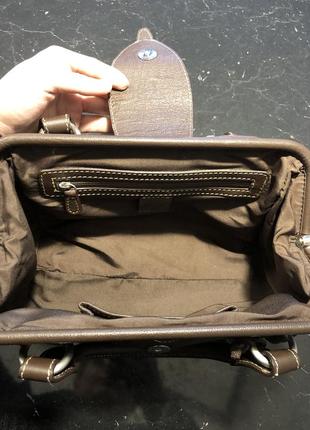 Шикарна шкіряна сумочка - саквояжик від ecco9 фото