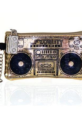 Гаманець з динаміками "le boom box", золотистий