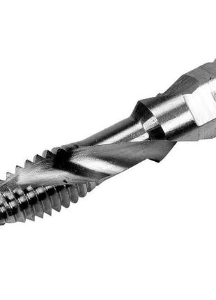 Свердло-мітчик yato м6 х 1 мм, hss м2, hex-1/4", l= 44/8 мм [20/200]