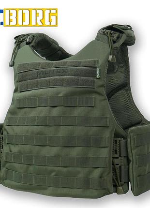 Бронежилет militex modular x-1 (увеличенная площадь защиты) khaki