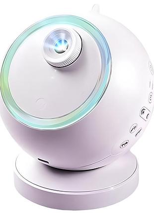 Проектор-нічник meteor e25 with bluetooth + 6 discs 2400 mah white