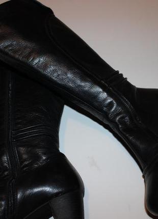 Lina tucci шкіряні чоботи на широку гомілку5 фото