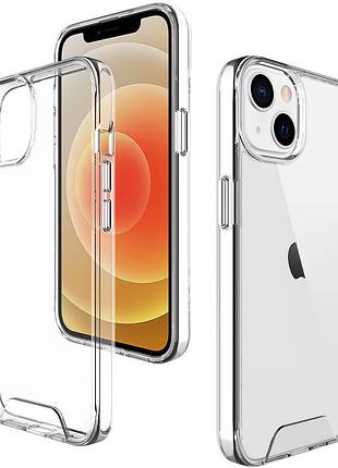 Чохол tpu space case transparent для apple iphone 15 (6.1") прозорий 2