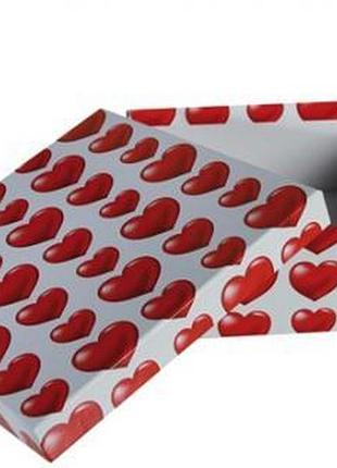 Коробка подарункова оотв heart 18х18х7 см