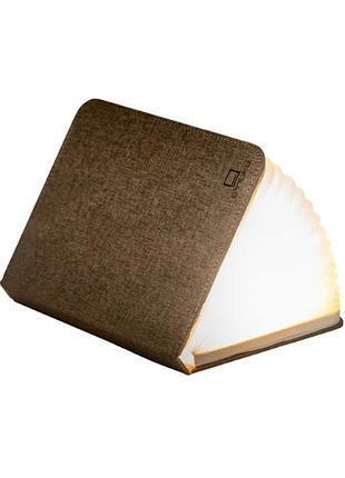 Світильник-книга на акумуляторі mini urban gingko (англія), коричнева
