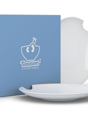 Набор из двух надкусанных глубоких тарелок tassen, 24 см, фарфор