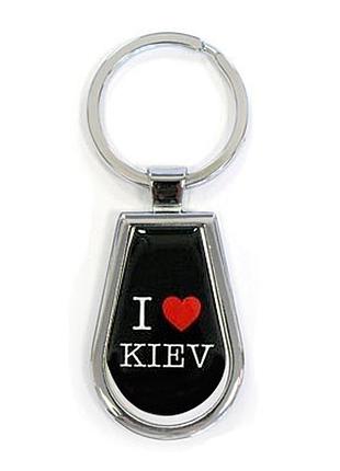 Брелок "i love kiev", черный
