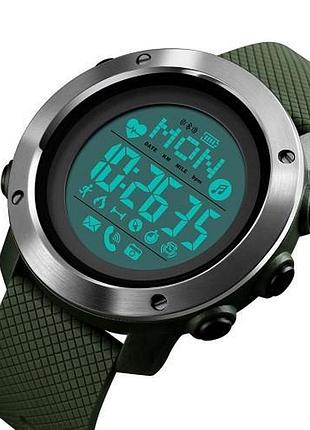 Skmei 1511ag army-green smart watch + compass