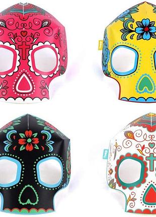 Набор светящихся в темноте масок "skulls"