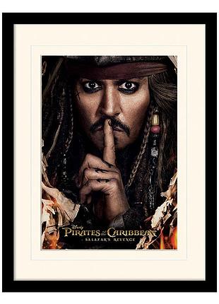 Постер в раме "pirates of the caribbean (can you keep a secret)" 30 x 40 см
