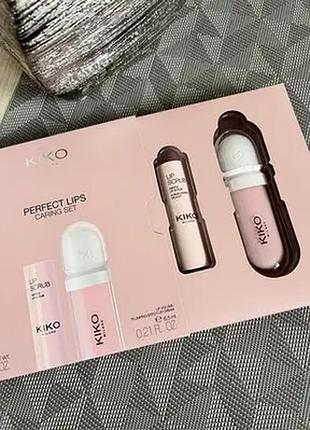 Набор для губ kiko milano блеск и скраб