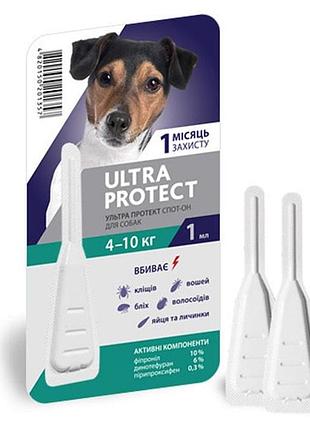 Краплі ultra protect-інсектоакарицидний препарат 4,0-10 кг
