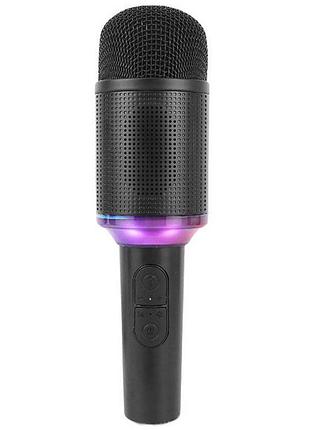 Караоке микрофон-колонка h9 black