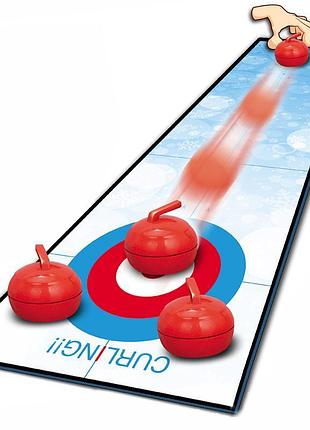 Настільна інтерактивна гра ummi 707-122 curling game white / blue