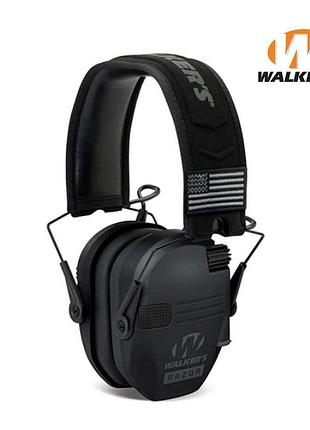 Активные защитные наушники для стрельбы оригинал walker's razor slim electtronic muff patriot series черные