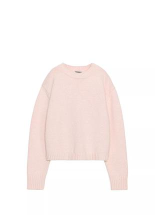 Веревочный свитер от zara с деталью на спине