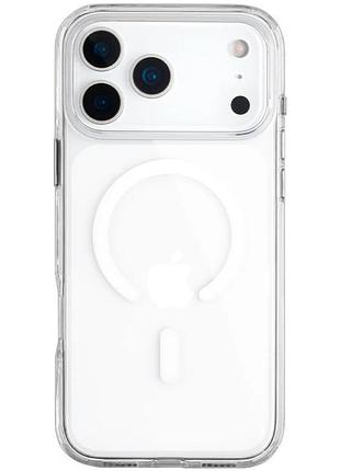 Чохол clear case (aaa) with magsafe and animation для apple iphone 17 pro max (6.9") clear