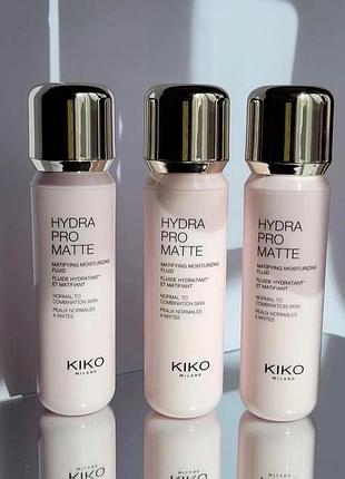 Kiko milano матирующий флюид база для кожи, схельной к жирности