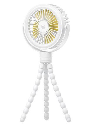 Портативний вентилятор usams zb289 baby stroller fan 2000mah white