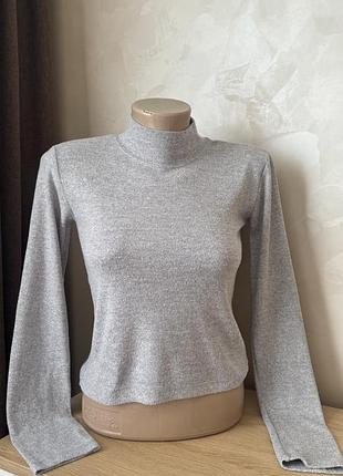 Сірий гольф водолазка zara