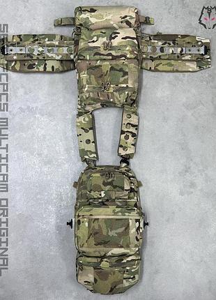 Тактический комплект multicam original set usa (плитоноска + подсумки + аптечка)