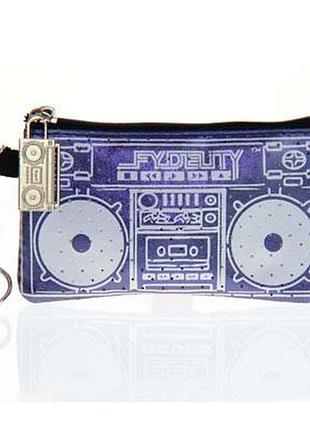Кошелек с динамиками "le boom box", синий