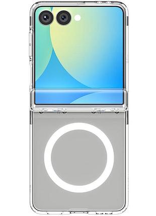 Чехол sgp ultra hybrid (magfit) для samsung galaxy z flip7 прозрачный