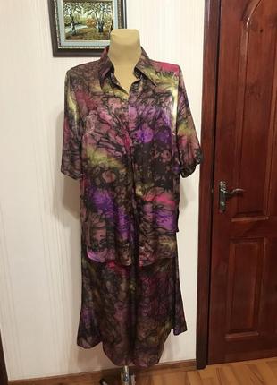 Шовковий комплект,ручна робота