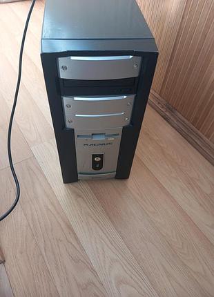 Корпус мк magnus + блок питания+ hdd 80 + шлейфы
