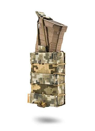 Подсумок для ак одинарный укреплен пластиком cordura 1000d с irr пиксель