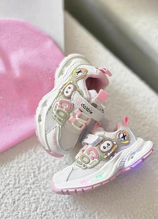 Дитячі кросівки з підсвіткою лабубу