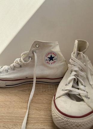 Білі кеди converse 3