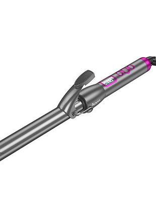 Плойка для волос hoco hp43 electric manual curling iron with digital display gray