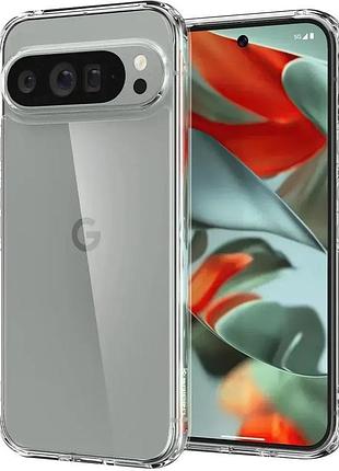 Чехол sgp ultra hybrid для google pixel 9 pro xl / 10 pro xl прозрачный