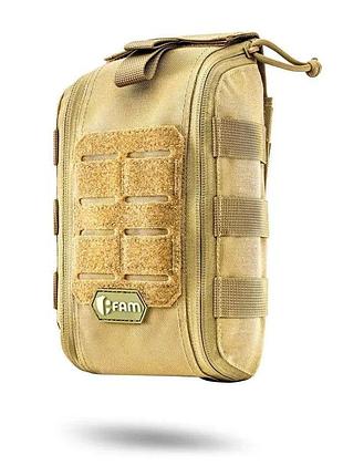 Аптечка быстрого сброса 18×12×6 см cordura 1000d с irr пропиткой цвет койот