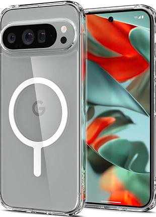 Чехол sgp ultra hybrid (magfit) для google pixel 9 / 9 pro / 10 / 10 pro прозрачный