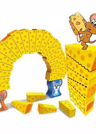 Настольная интерактивная игра ummi 707-b19 mouse stacking cakes game yellow