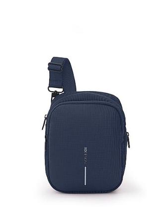 Сумка через плече xd design "boxy sling" синя