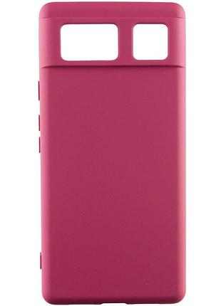 Чехол silicone cover lakshmi (a) для google pixel 6 бордовый / marsala
