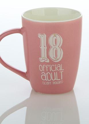 Чашка "official adult 18"