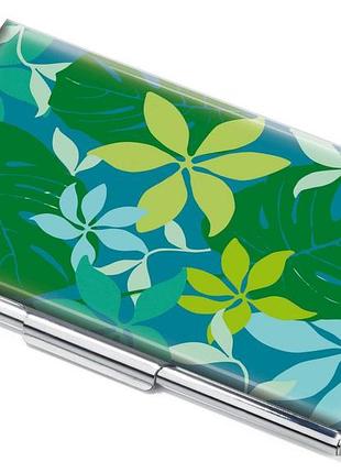 Визитница green jungle на 11 карточек