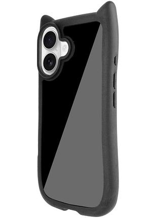 Чехол tpu getman cat with straps для apple iphone 16 (6.1") black