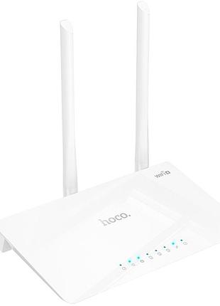 Маршрутизатор (роутер) hoco hi30 wifi4 100mbs white