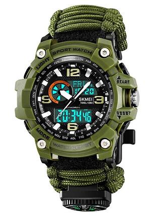 Годинник skmei 1283 paracord олива