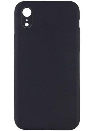 Чохол tpu epik black full camera для apple iphone xr (6.1") чорний